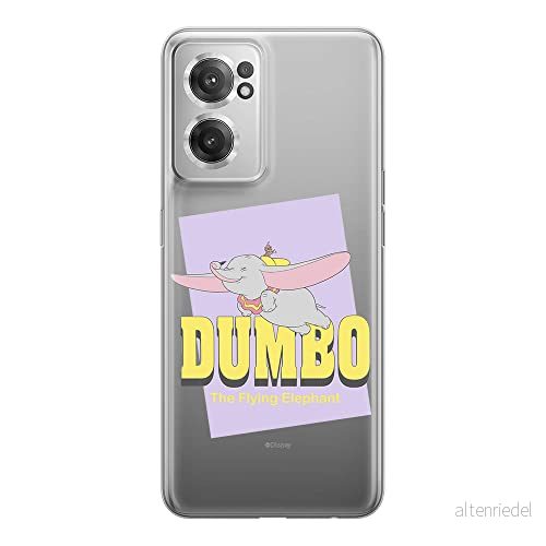 ERT GROUP mobiltelefonfodral för Oneplus NORD CE 2 originalt och officiellt licensierat Disney mönster Dumbo 005 optimalt anpassad till formen på mobiltelefonen, gedeeltelijk transparant 5905511284541