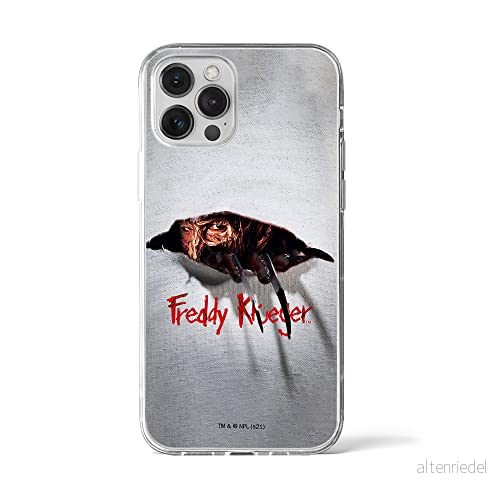 ERT GROUP mobiltelefonfodral för Iphone 12 PRO MAX originalt och officiellt licensierat Horror mönster Nightmare of Elm Street 008, fodral tillverkad av TPU plast 5905511087920