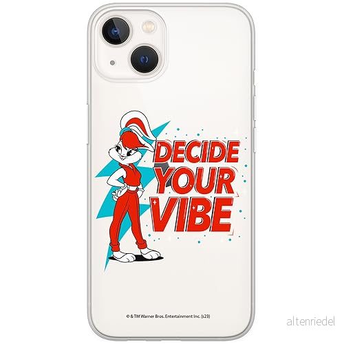 ERT GROUP mobiltelefonfodral för Iphone 13 MINI originalt och officiellt licensierat Looney Tunes mönster Lola 007 optimalt anpassad till formen på mobiltelefonen, gedeeltelijk transparant 5905795069797