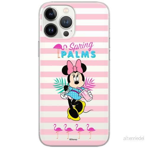 ERT GROUP mobiltelefonfodral för Huawei P30 originalt och officiellt licensierat Disney mönster Minnie 028 Vit optimalt anpassad till formen på mobiltelefonen, gedeeltelijk transparant 5902980145496