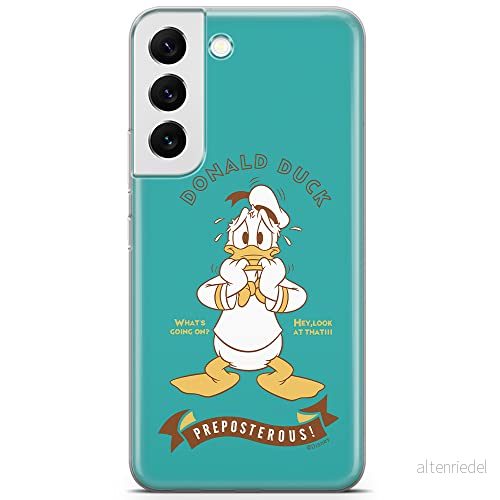 ERT GROUP mobiltelefonfodral för Samsung S22 originalt och officiellt licensierat Disney mönster Donald 004 optimalt anpassad till formen på mobiltelefonen, fodral tillverkad av TPU plast 5904805309984