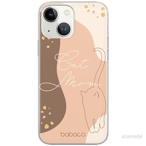 ERT GROUP mobiltelefonfodral för Iphone 13 originalt och officiellt licensierat Babaco mönster Cats 006 optimalt anpassad till formen på mobiltelefonen, fodral tillverkad av TPU plast 5905131059260