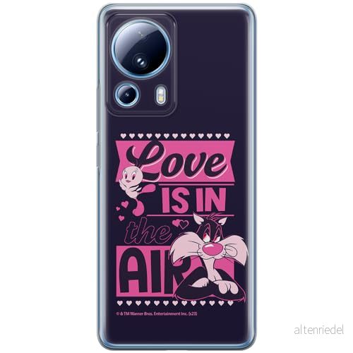 ERT GROUP mobiltelefonfodral för Xiaomi 13 LITE/CIVI 2 originalt och officiellt licensierat Looney Tunes mönster Sylvester & Tweety 007, fodral tillverkad av TPU plast 5905795123505
