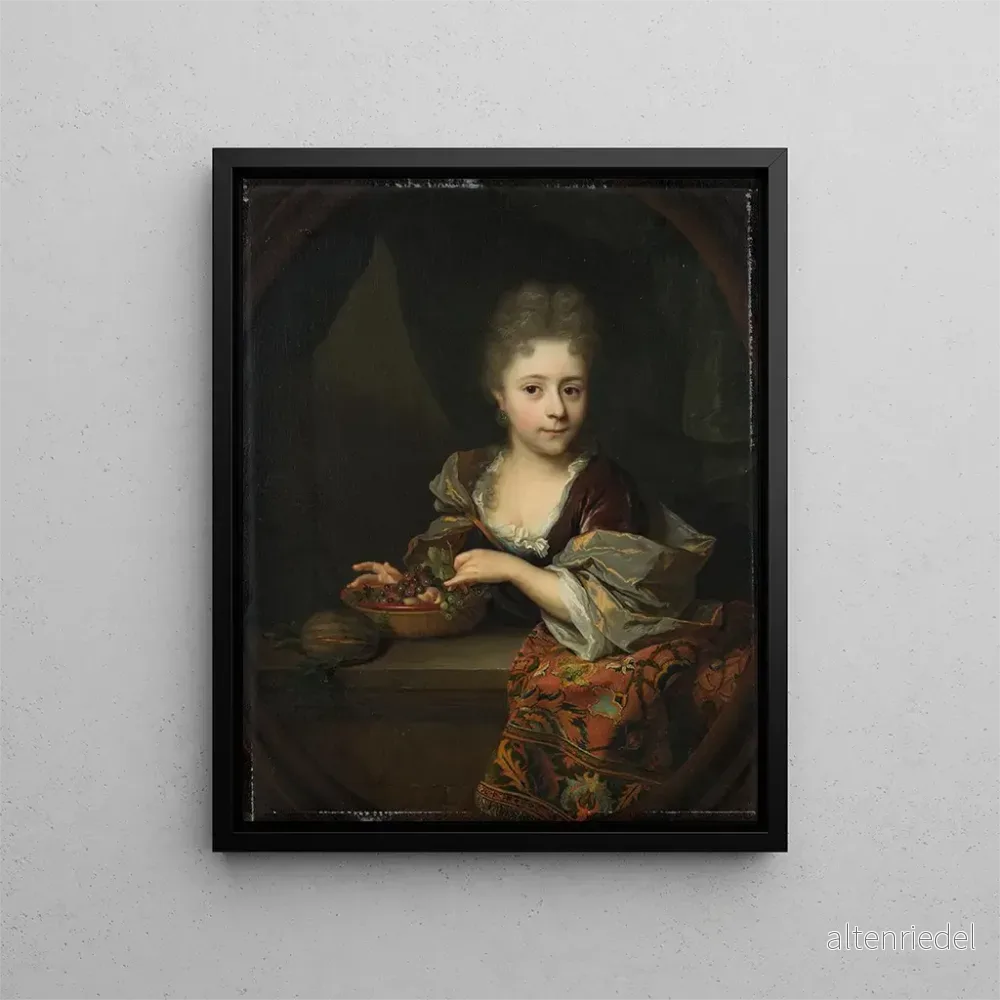 Målning Christina Johanna Backer 1688-1737 - Arnold Boonen | Konsttryck