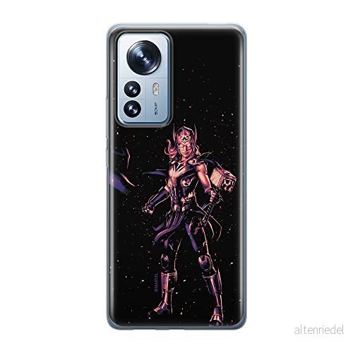 ERT GROUP mobiltelefonfodral för Xiaomi 12 / 12X originalt och officiellt licensierat Marvel mönster Thor 008 optimalt anpassad till formen på mobiltelefonen, fodral tillverkad av TPU plast 5905511488260