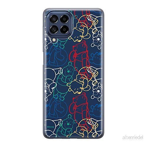 ERT GROUP mobiltelefonfodral för Samsung M33 5G originalt och officiellt licensierat Disney mönster Winnie the Pooh and Friends 007, fodral tillverkad av TPU plast 5905511346843