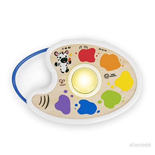 Baby Einstein, Hape, Playful Painter Magic Touch färgpalett, 2 spellägen, Montessori leksak, motorisk utveckling, från 6 månader 74451128897