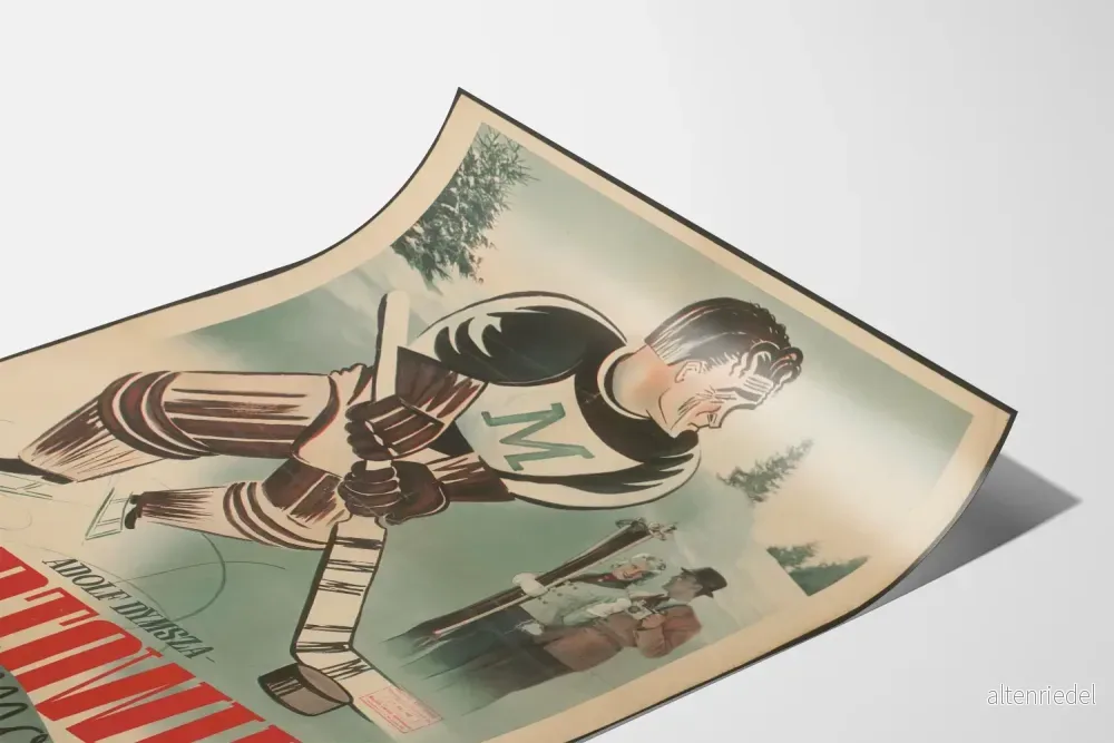 Vintage filmaffisch Sportowiec för väggdekoration - Bild 3
