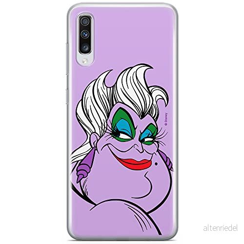 ERT GROUP mobiltelefonfodral för Samsung A70 originalt och officiellt licensierat Disney mönster Ursula 001 optimalt anpassad till formen på mobiltelefonen, fodral tillverkad av TPU plast 5903537587004