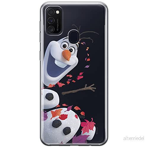 ERT GROUP mobiltelefonfodral för Samsung M21 originalt och officiellt licensierat Disney mönster Olaf 003 optimalt anpassad till formen på mobiltelefonen, gedeeltelijk transparant 5903537835228