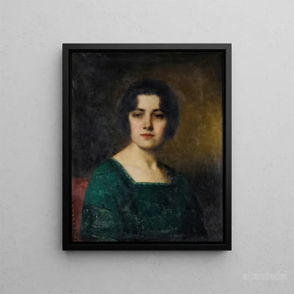 Målning Portrait de Madame Ferette - Alexei Harlamoff | Konsttryck