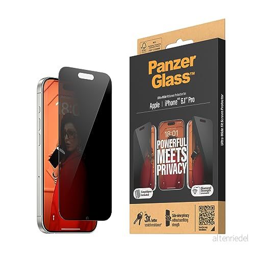 Panzerglass iPhone 15 Pro Privacy Skärmskydd 5711724128103
