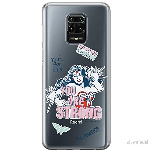 ERT GROUP mobiltelefonfodral för Xiaomi REDMI NOTE 9 PRO/ 9S originalt och officiellt licensierat DC mönster Wonder Woman 025 optimalt anpassad till formen på mobiltelefonen, gedeeltelijk transparant 5903932933741