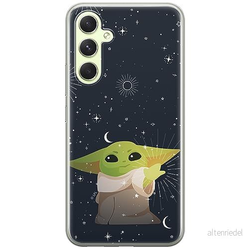 ERT GROUP mobiltelefonfodral för Samsung A54 5G originalt och officiellt licensierat Star Wars mönster Baby Yoda 024 optimalt anpassad till formen på mobiltelefonen, fodral tillverkad av TPU plast 5905511805302