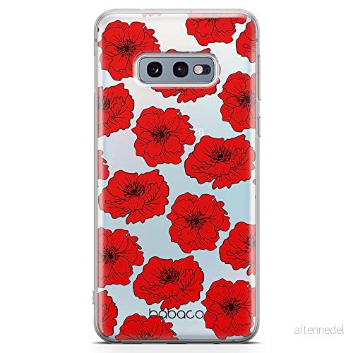 ERT GROUP mobiltelefonfodral för Samsung S10e originalt och officiellt licensierat Babaco mönster Flowers 018 optimalt anpassad till formen på mobiltelefonen, gedeeltelijk transparant 5903932633832