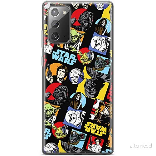 ERT GROUP mobiltelefonfodral för Samsung GALAXY NOTE 20 originalt och officiellt licensierat Star Wars mönster 018 optimalt anpassad till formen på mobiltelefonen, fodral tillverkad av TPU plast 5903040456408