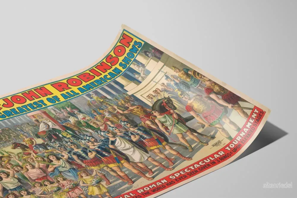 Vintageposter av John Robinson – De största av alla amerikanska shower - Bild 2
