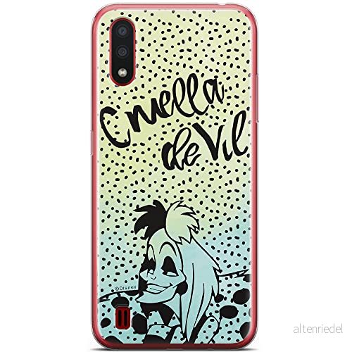 ERT GROUP mobiltelefonfodral för Samsung A01 originalt och officiellt licensierat Disney mönster Cruella 002 optimalt anpassad till formen på mobiltelefonen, fodral tillverkad av TPU plast 5904805432491