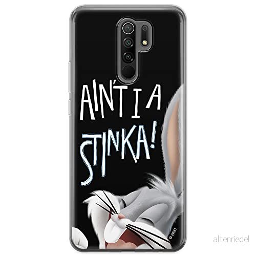 ERT GROUP mobiltelefonfodral för Xiaomi REDMI 9 originalt och officiellt licensierat Looney Tunes mönster Bugs 003 optimalt anpassad till formen på mobiltelefonen, fodral tillverkad av TPU plast 5903040307403