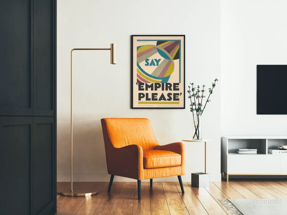 Vintageposter Say Empire Please - Retro väggdekoration - Bild 2