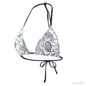 Beco Triangeltopp för kvinnor, med avtagbara kuddar, lämplig som B eller C kupa bikini 4013368390689