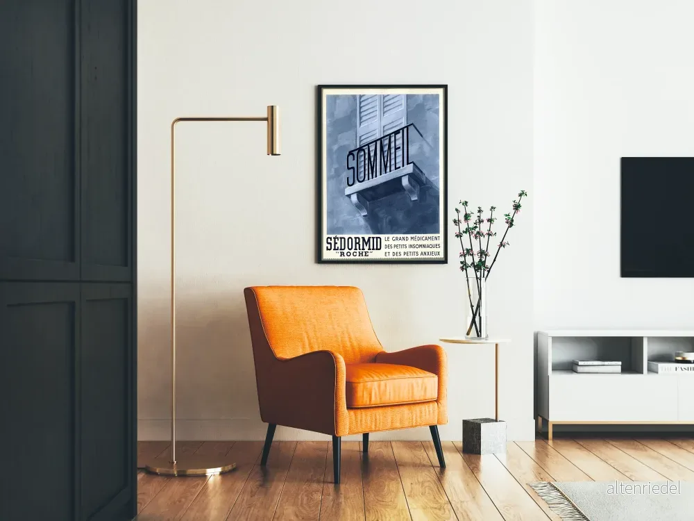 Vintageposter Sédormid Roche Sömn Väggdekoration - Bild 2