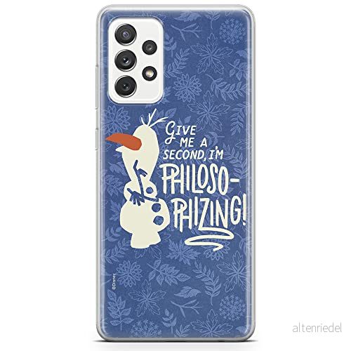 ERT GROUP mobiltelefonfodral för Samsung A73 5G originalt och officiellt licensierat Disney mönster Olaf 005 optimalt anpassad till formen på mobiltelefonen, gedeeltelijk transparant 5904805512636