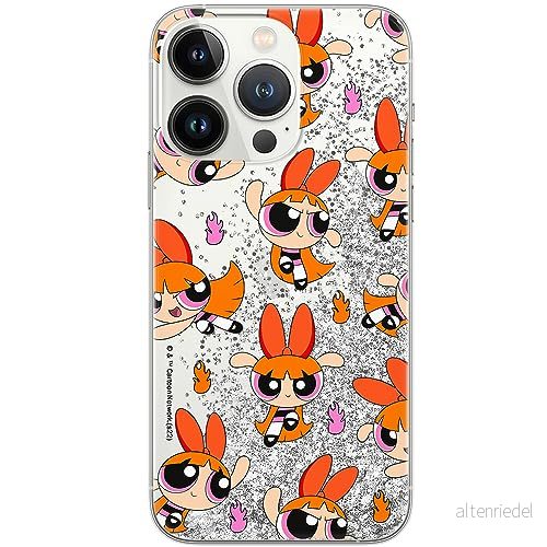 ERT GROUP mobiltelefonfodral för Apple Iphone 13 PRO originalt och officiellt licensierat The Powerpuff Girls mönster 007, med glitter overflow effekt 5905511957933