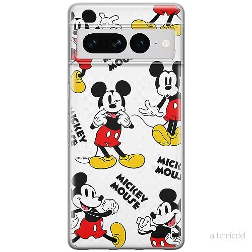 ERT GROUP mobiltelefonfodral för Google PIXEL 7 PRO originalt och officiellt licensierat Disney mönster Mickey 050 optimalt anpassad till formen på mobiltelefonen, fodral tillverkad av TPU plast 5905795177287