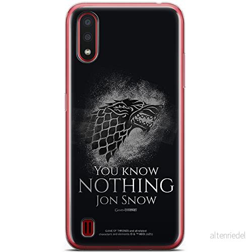 ERT GROUP mobiltelefonfodral för Samsung A01 originalt och officiellt licensierat Game od Thrones mönster of 020 anpassad till formen på mobiltelefonen, fodral tillverkad av TPU plast 5903932692983