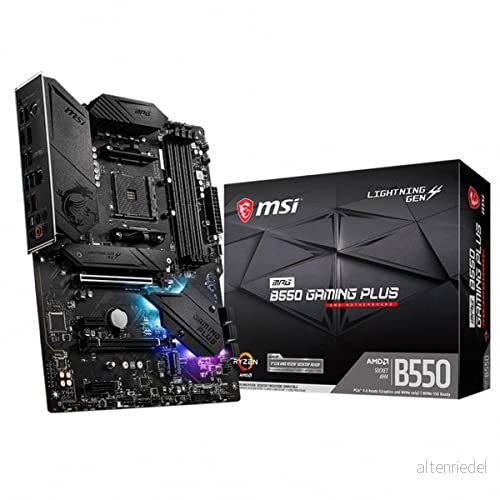 MSI MPG B550 Gaming Plus (ATX AMD AM4 DDR4 M.2 USB 3.2 Gen 2 HDMI ATX Moderkort Ryzen™ 5000 processorer 4719072731885