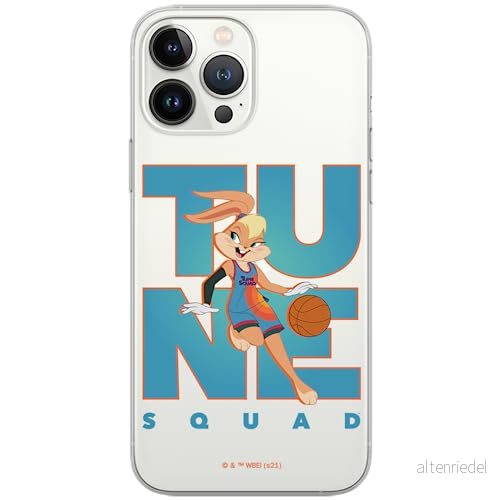 ERT GROUP mobiltelefonfodral för Iphone 13 PRO MAX originalt och officiellt licensierat Looney Tunes mönster Space Jam 007 optimalt anpassad till formen på mobiltelefonen, gedeeltelijk transparant 5905511030568