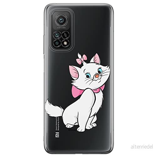 ERT GROUP mobiltelefonfodral för Xiaomi MI 10 LITE originalt och officiellt licensierat Disney mönster Marie 007 optimalt anpassad till formen på mobiltelefonen, gedeeltelijk transparant 5905131130129