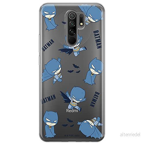 ERT GROUP mobiltelefonfodral för Xiaomi REDMI 9 originalt och officiellt licensierat DC mönster Batman 076 optimalt anpassad till formen på mobiltelefonen, gedeeltelijk transparant 5905131507020