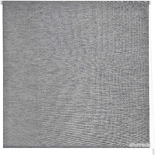 Estoralis BRAN "UTAN verktyg". Slät genomskinlig rullgardin, 60 x 150 cm, färg grå 8432404712371