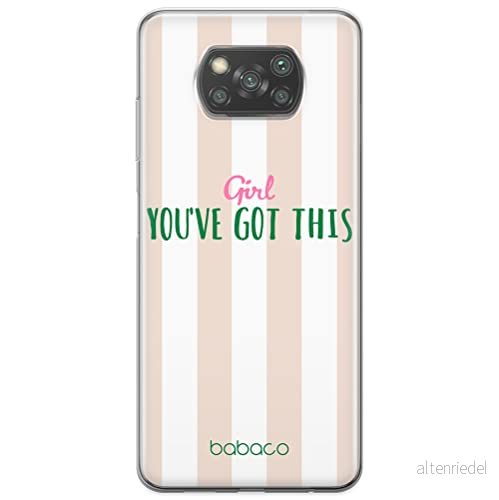 ERT GROUP mobiltelefonfodral för Xiaomi POCOPHONE X3 originalt och officiellt licensierat Babaco mönster Positive vibes 004 anpassad till formen på mobiltelefonen, fodral tillverkad av TPU plast 5903932954487
