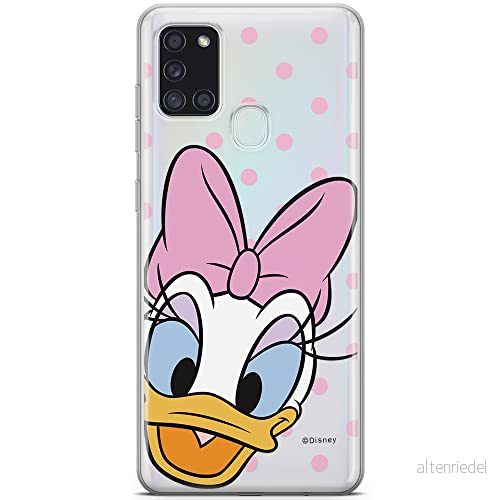 ERT GROUP mobiltelefonfodral för Samsung A21s originalt och officiellt licensierat Disney mönster Daisy 004 optimalt anpassad till formen på mobiltelefonen, gedeeltelijk transparant 5902980986440
