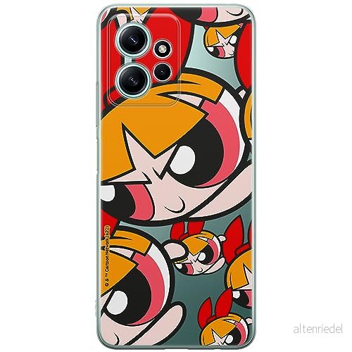 ERT GROUP mobiltelefonfodral för Xiaomi REDMI NOTE 12 4G originalt och officiellt licensierat The Powerpuff Girls mönster 010 optimalt anpassad till formen på mobiltelefonen, gedeeltelijk transparant 5905511960223