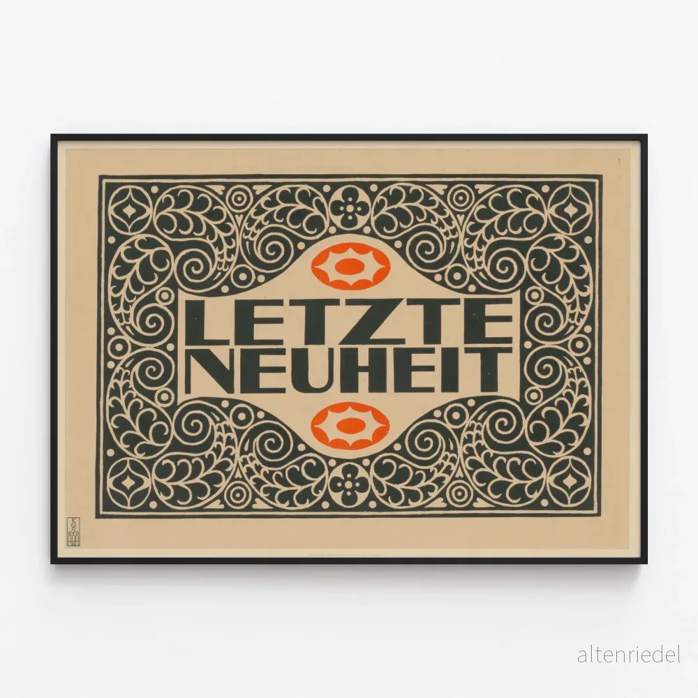 Dekorativ poster Letzte Neuheit stil art déco vintage Dekorativ poster Letzte Neuheit stil art déco vintage