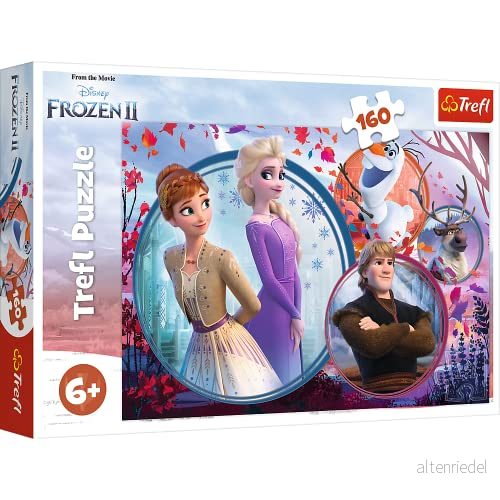 Trefl Pussel, Äventyr Med En Syster, Disney Frozen 2, 160 Bitar, För Barn Från 6 År 5900511153743