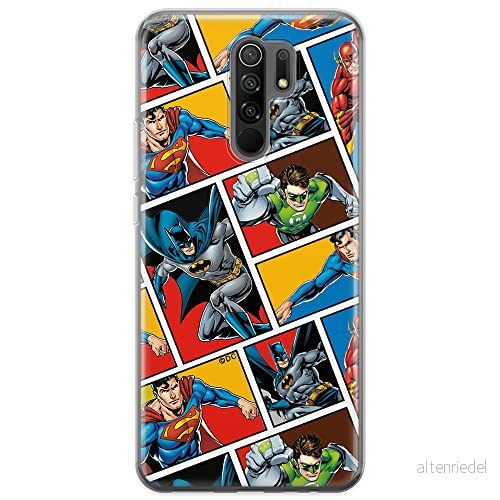 ERT GROUP mobiltelefonfodral för Xiaomi REDMI 9 originalt och officiellt licensierat DC mönster Justice League 001 optimalt anpassad till formen på mobiltelefonen, fodral tillverkad av TPU plast 5903040289938