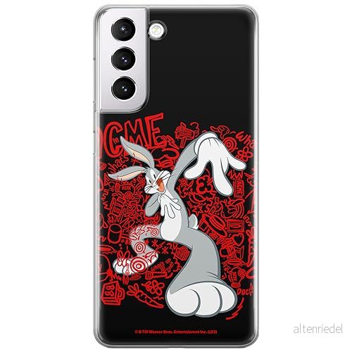 ERT GROUP mobiltelefonfodral för Samsung S21 originalt och officiellt licensierat Looney Tunes mönster Bugs 018 optimalt anpassad till formen på mobiltelefonen, fodral tillverkad av TPU plast 5905795081874