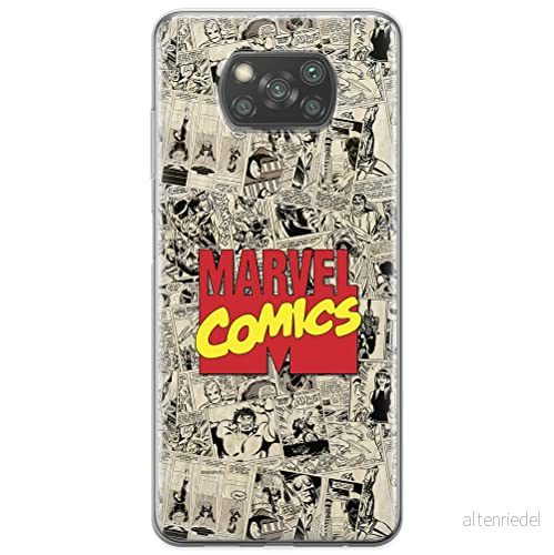 ERT GROUP mobiltelefonfodral för Xiaomi POCOPHONE X3 originalt och officiellt licensierat Marvel mönster 004 optimalt anpassad till formen på mobiltelefonen, fodral tillverkad av TPU plast 5903537123295
