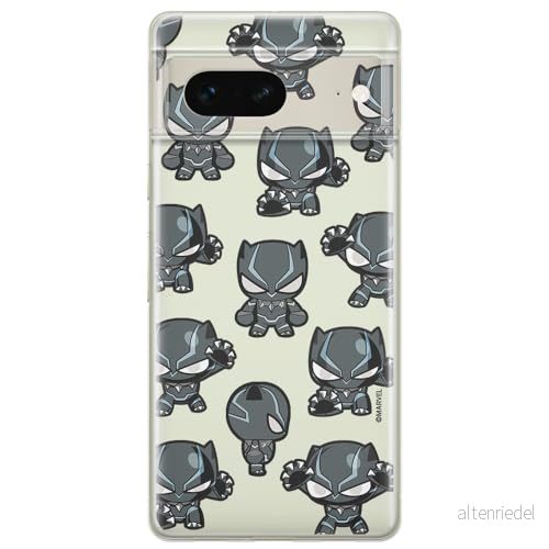 ERT GROUP mobiltelefonfodral för Google PIXEL 7 originalt och officiellt licensierat Marvel mönster Black Panther 016 optimalt anpassad till formen på mobiltelefonen, gedeeltelijk transparant 5905795147594