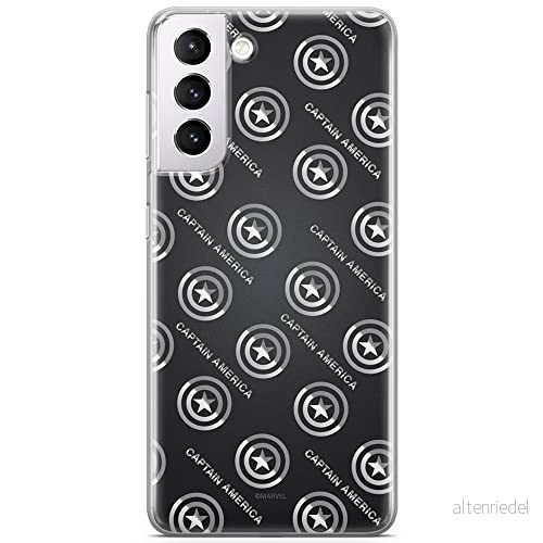 ERT GROUP mobiltelefonfodral för Samsung S21 originalt och officiellt licensierat Marvel mönster Captain America 012 optimalt anpassad till formen på mobiltelefonen, fodral tillverkad av TPU plast 5903932298727