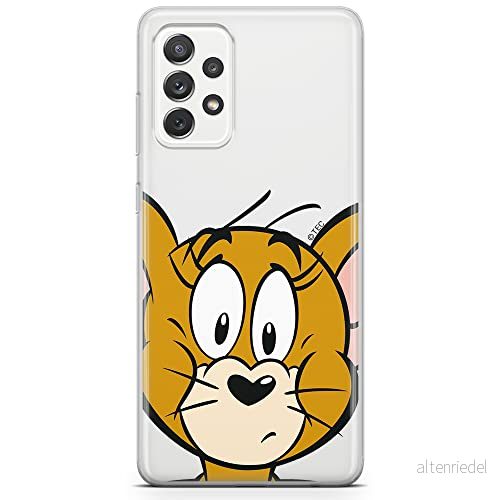ERT GROUP mobiltelefonfodral för Samsung A73 5G originalt och officiellt licensierat Tom and Jerry mönster 002 optimalt anpassad till formen på mobiltelefonen, gedeeltelijk transparant 5904805515439