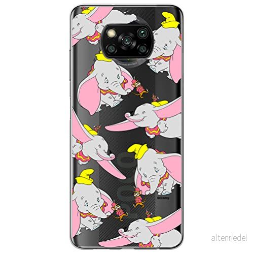 ERT GROUP mobiltelefonfodral för Xiaomi POCOPHONE X3 originalt och officiellt licensierat Disney mönster Dumbo 016 optimalt anpassad till formen på mobiltelefonen, gedeeltelijk transparant 5905131804853