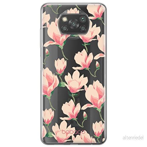 ERT GROUP mobiltelefonfodral för Xiaomi POCOPHONE X3 originalt och officiellt licensierat Babaco mönster Flowers 016 optimalt anpassad till formen på mobiltelefonen, gedeeltelijk transparant 5903932626438