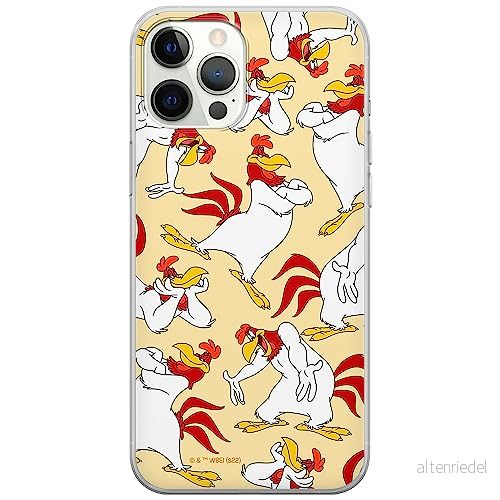 ERT GROUP mobiltelefonfodral för Iphone 12/12 PRO originalt och officiellt licensierat Looney Tunes mönster Foghorn Leghorn 001 anpassad till formen på mobiltelefonen, fodral tillverkad av TPU plast 5905511668419