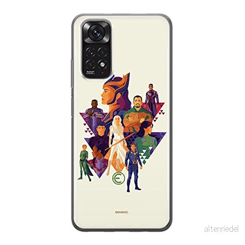 ERT GROUP mobiltelefonfodral för Xiaomi REDMI NOTE 11S 4G / 11 originalt och officiellt licensierat Marvel mönster Eternals 007, fodral tillverkad av TPU plast 5905511565817